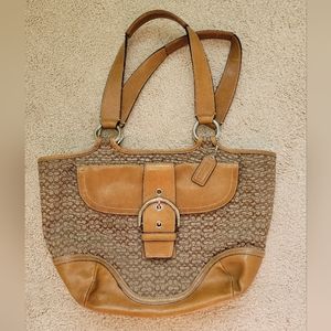 Coach factory signature bag